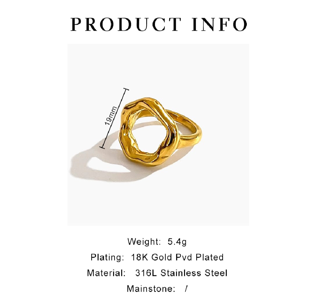 CIRCLE HOLLOW RING