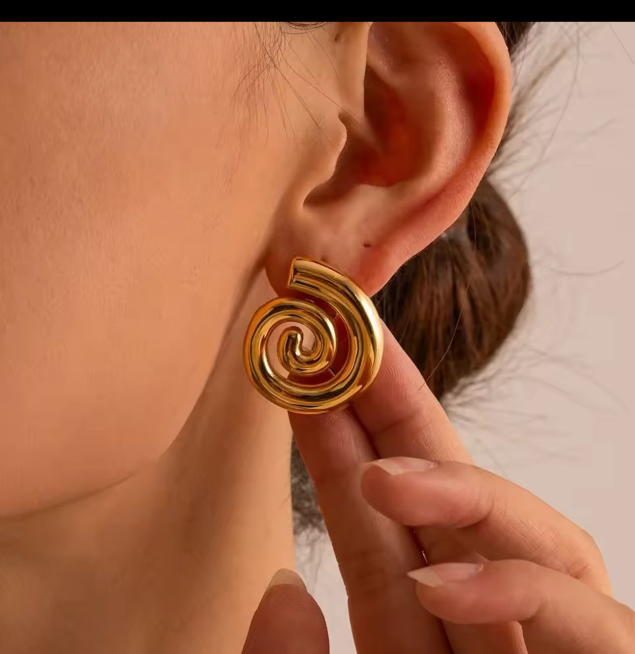 Snail earings