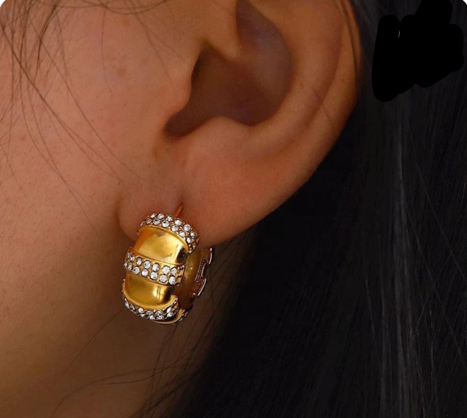 RHINSTONE HOOPS