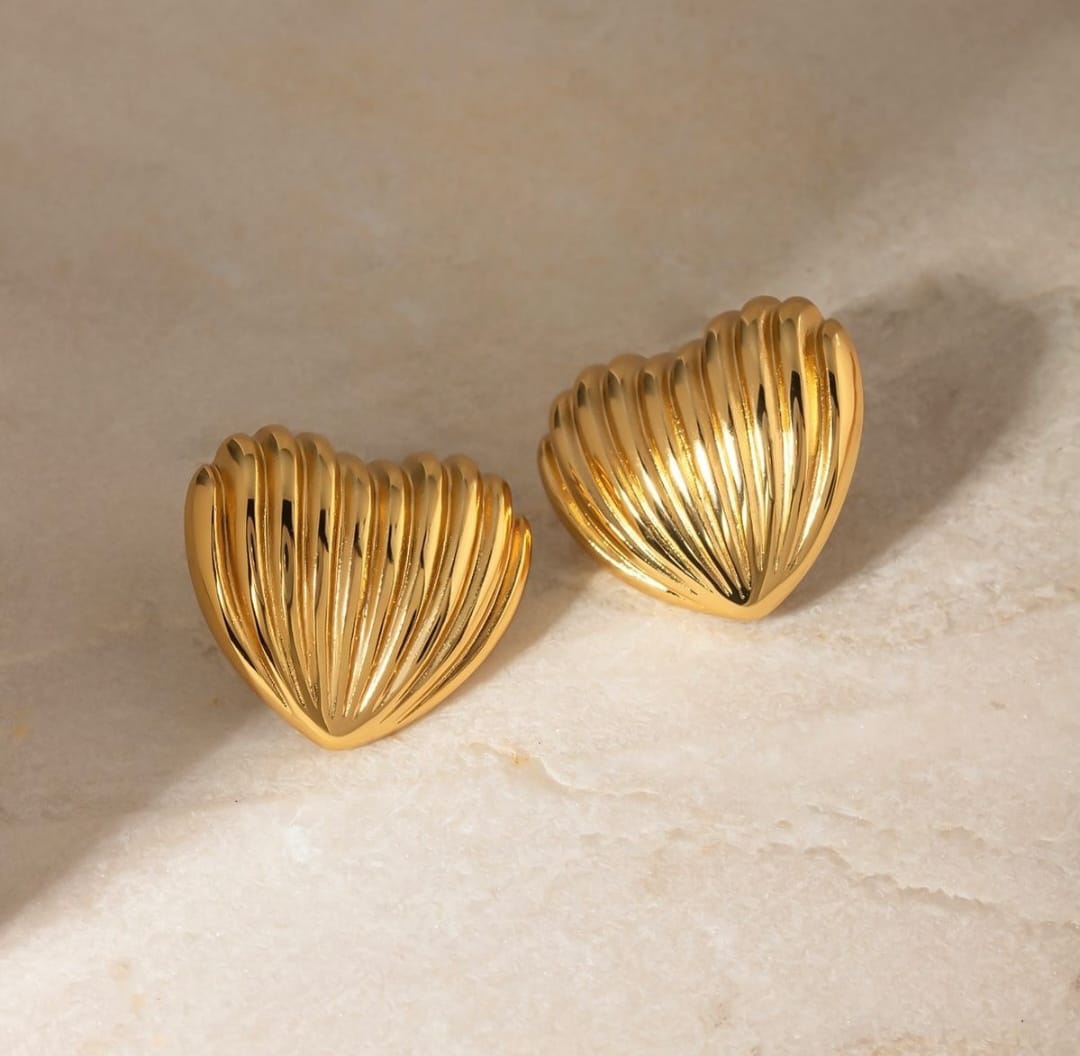 heart studs