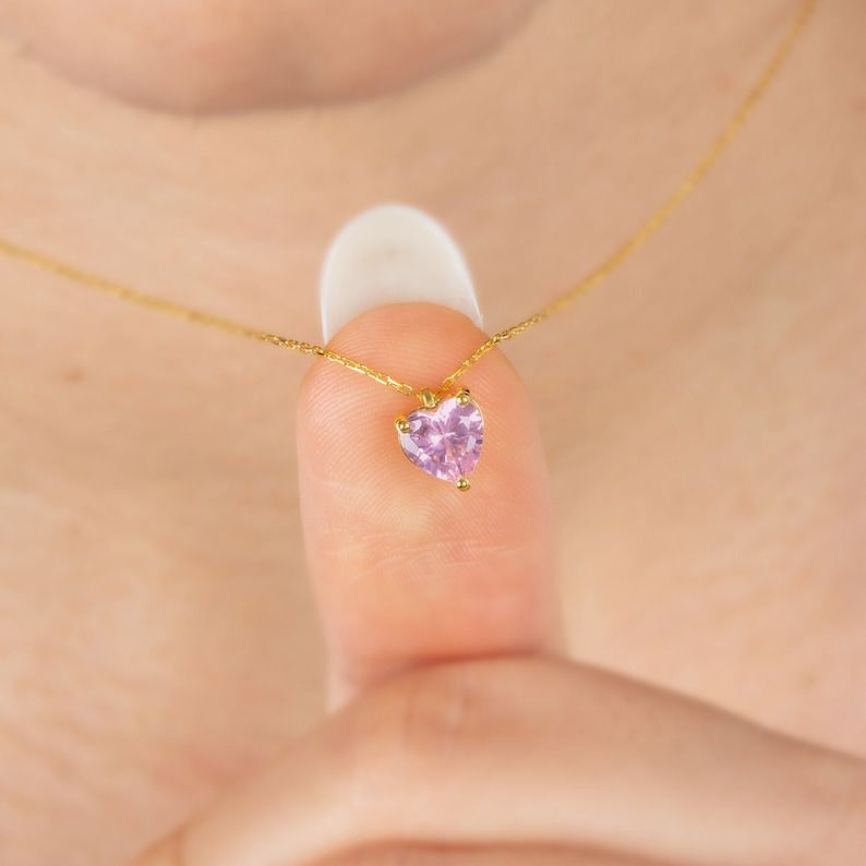 ROSE PINK CRYSTAL PENDENT