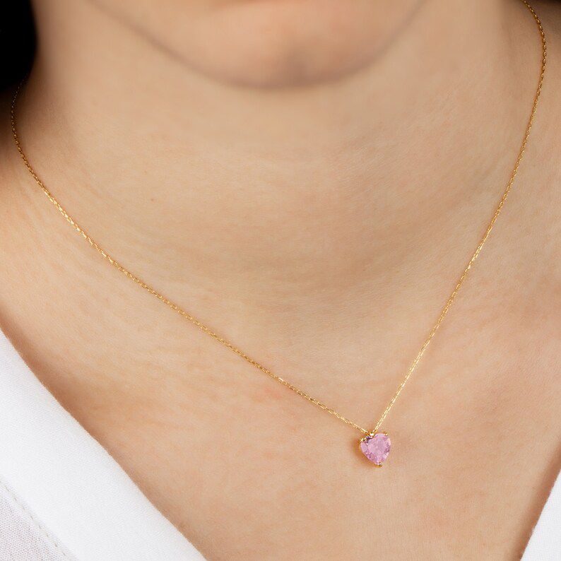 ROSE PINK CRYSTAL PENDENT
