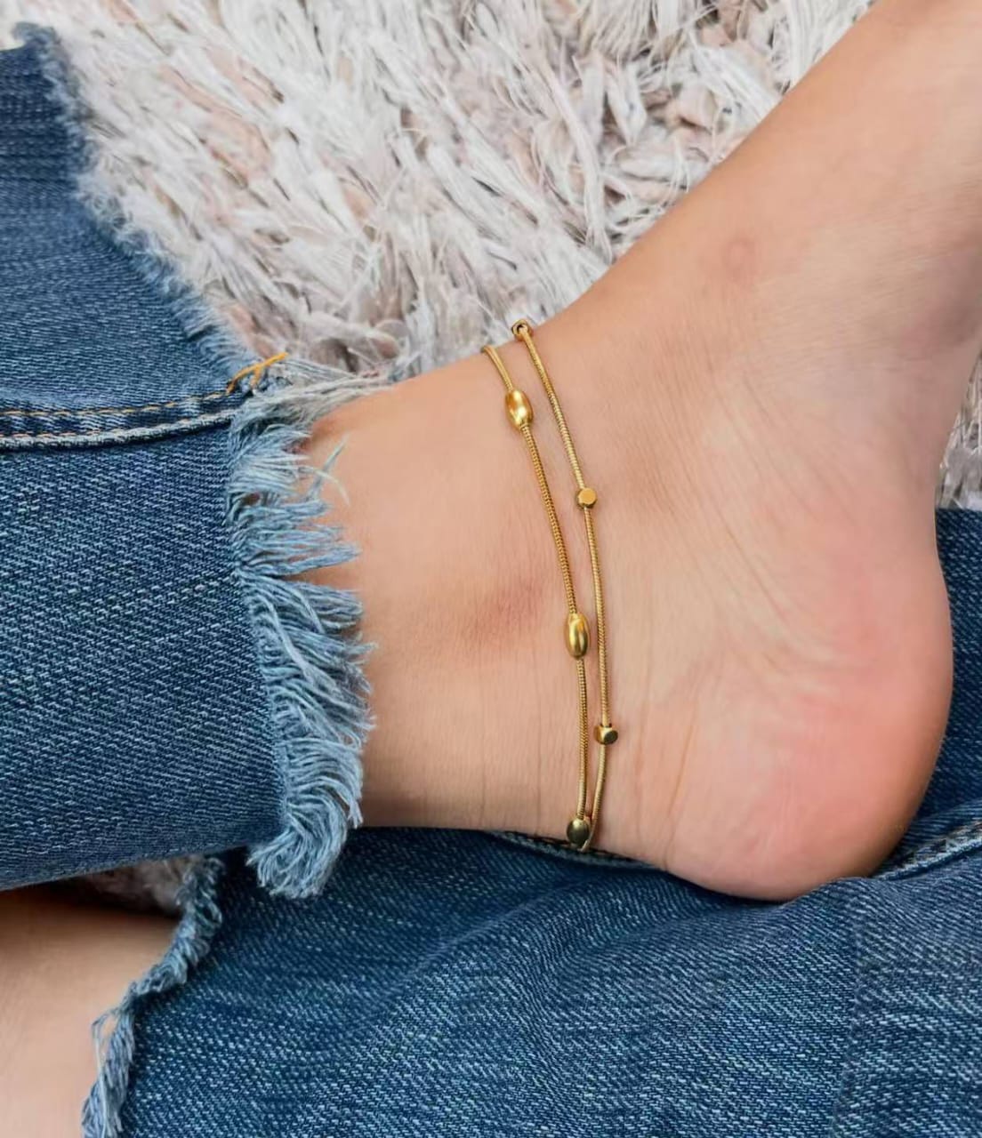 Doule Chain Anklet