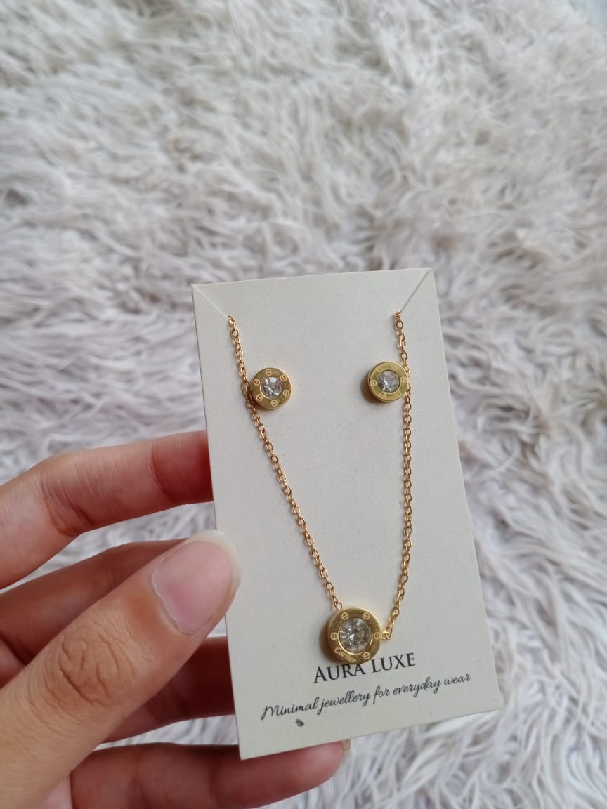 STONE STUDDED SET