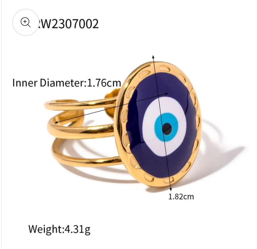 EVIL EYE RING