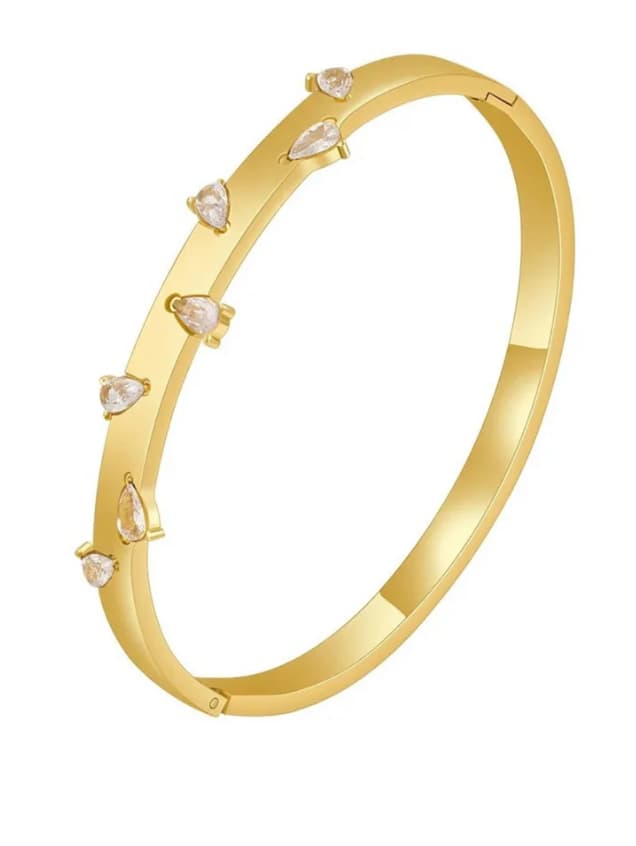 IRREGULAR RHINSTONE HANDCUFF