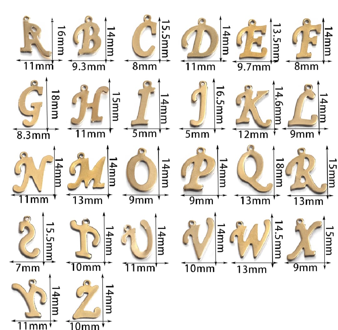 ALPHABET CHARM
