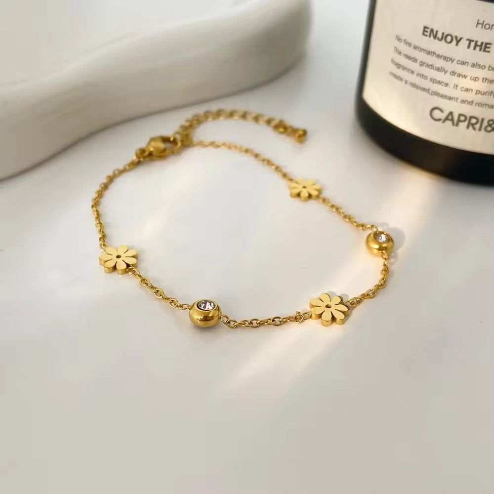 FLORAL ANKLET