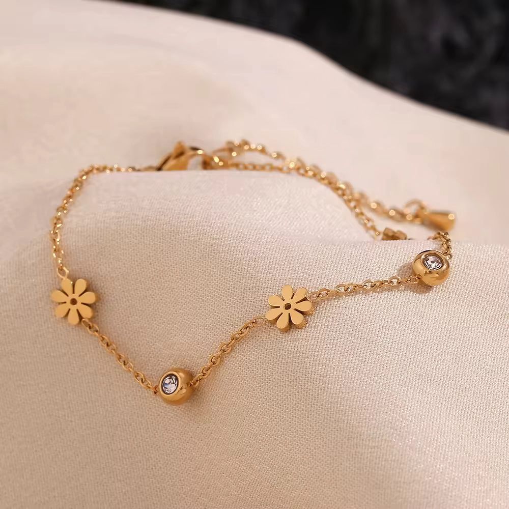 FLORAL ANKLET
