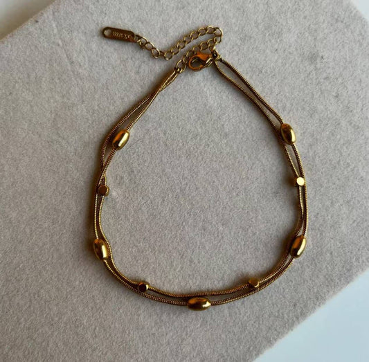 Doule Chain Anklet