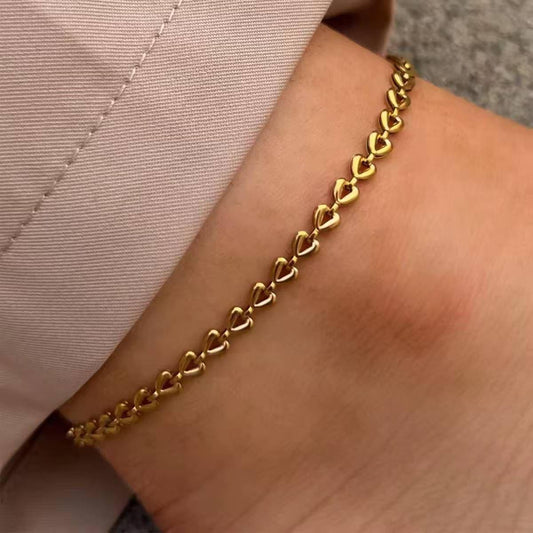 Mini Heart Anklet
