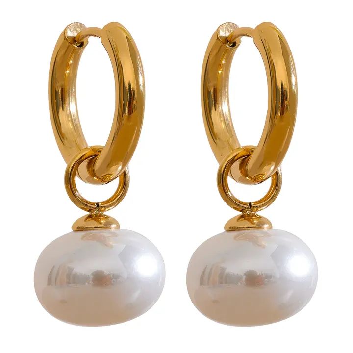 Pearl Hoops