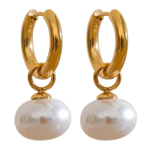 Pearl Hoops