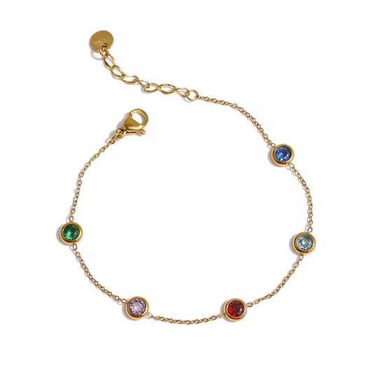 multi stone bracelet