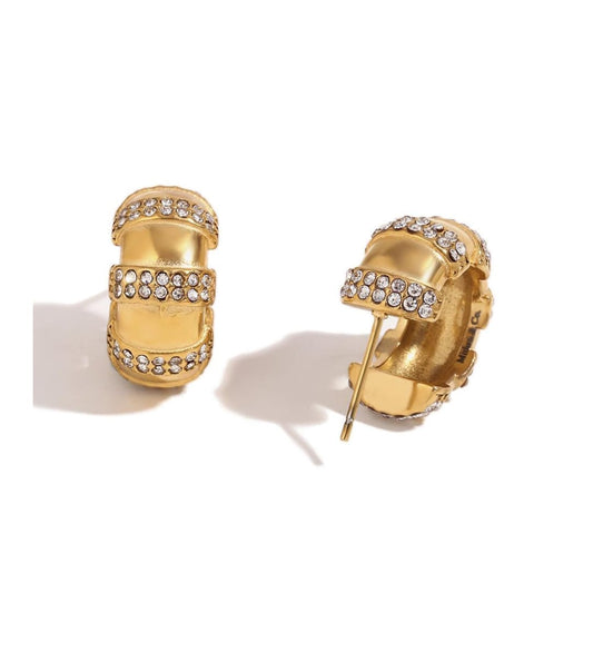 RHINSTONE  HOOPS