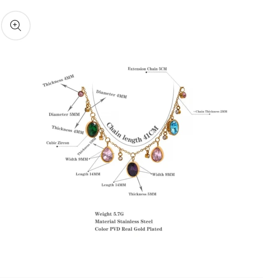 Color Pop Charm Necklace