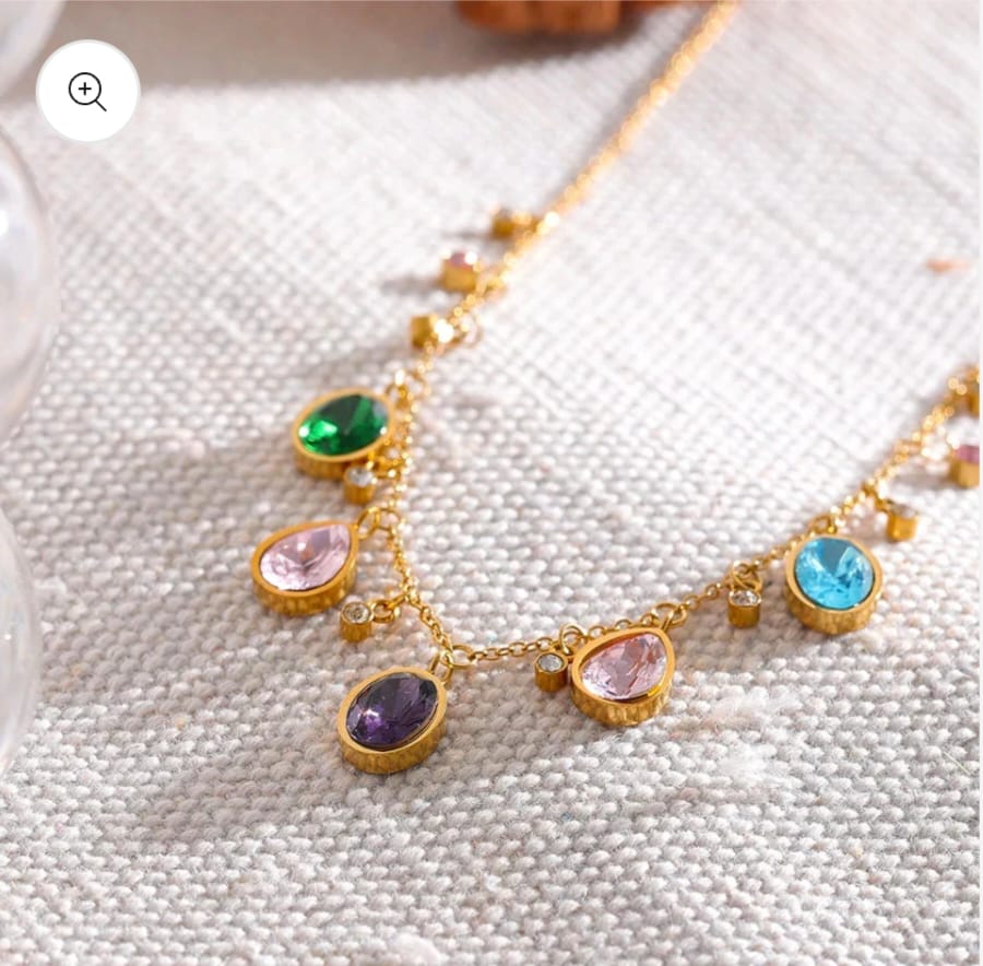 Color Pop Charm Necklace