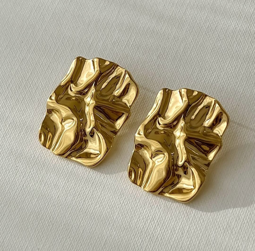 Texture earings