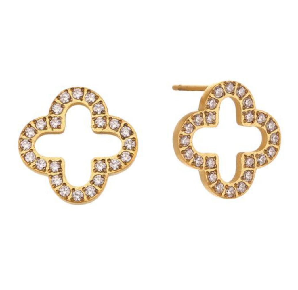 Hollow Clover Studs