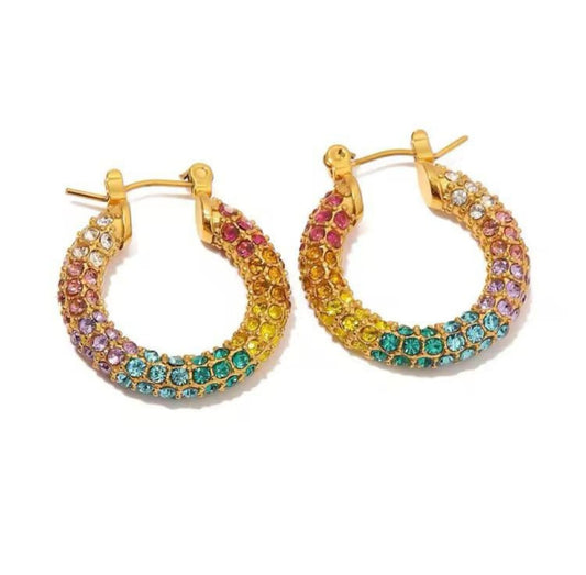 Multi studed hoops