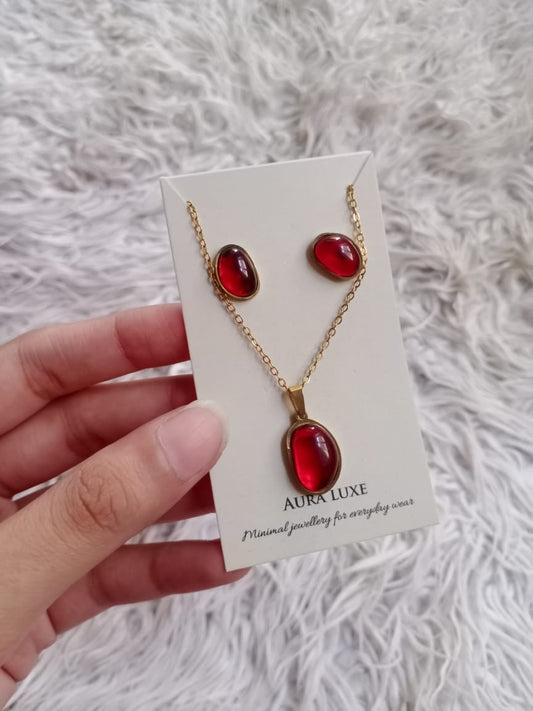 STONE STUDED SET