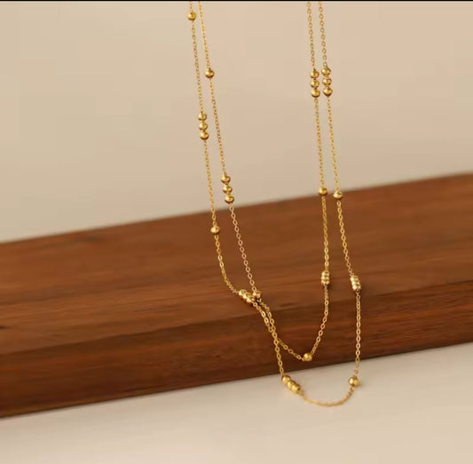 LAYERED BALL CHAIN