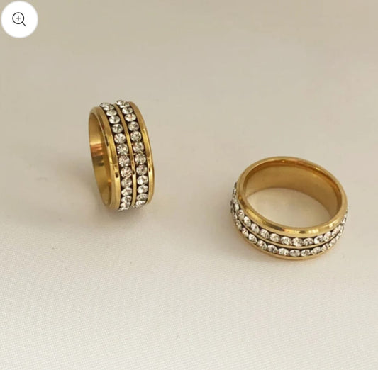 STONE LINE RING