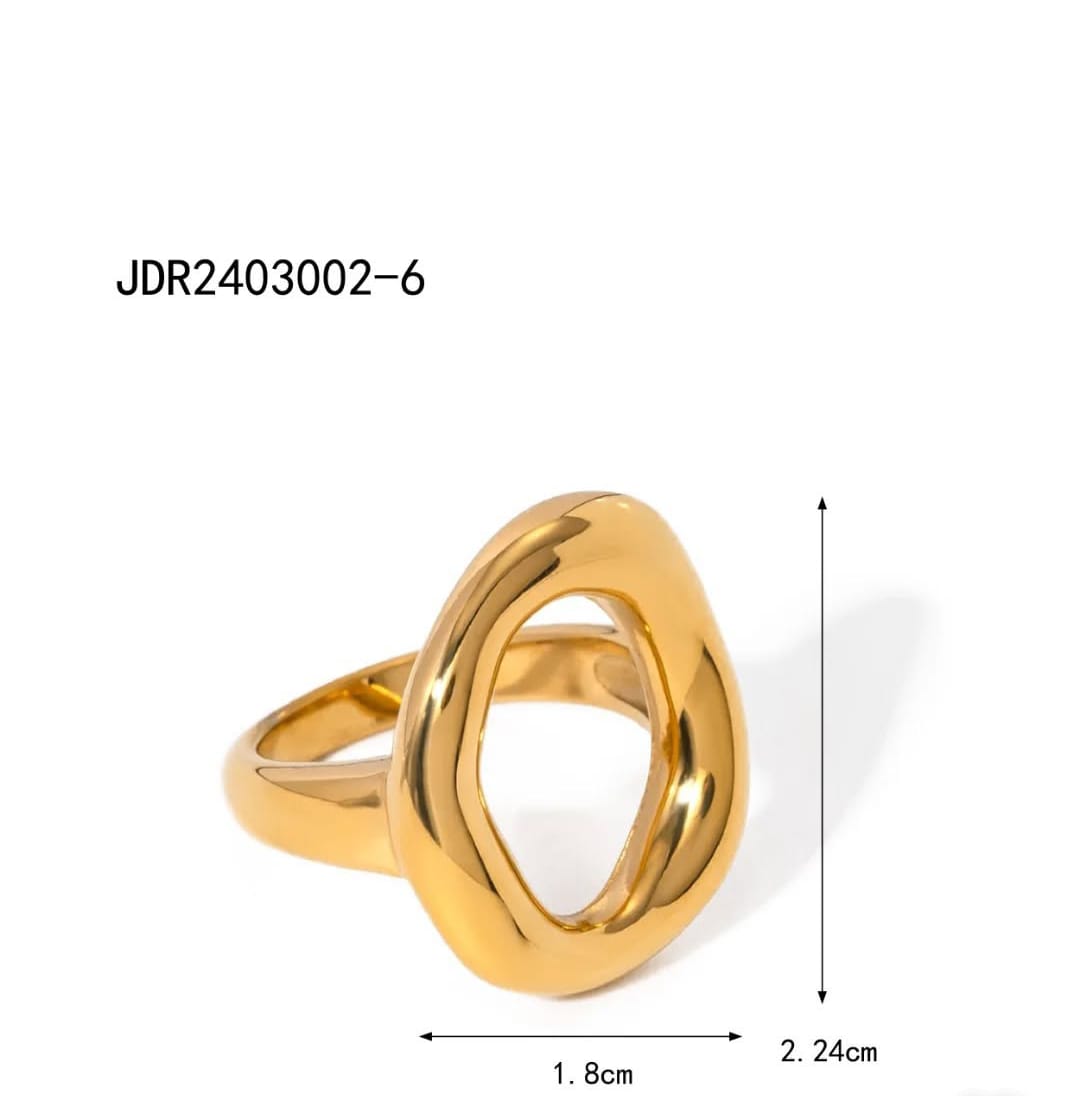 OVAL HOLLOW RING
