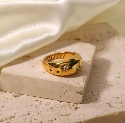 MULTI STONE RING