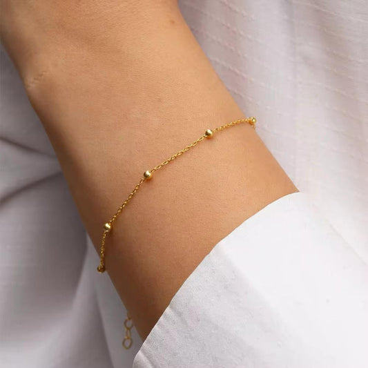 MINIMALIST BEADED BRACELET