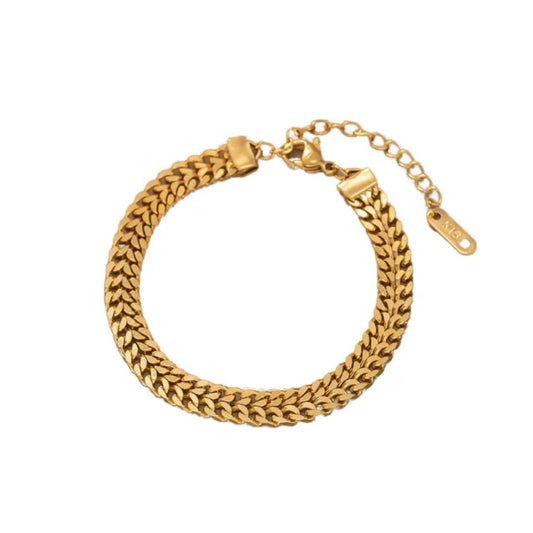 DOUBLE CHAIN BRACELET