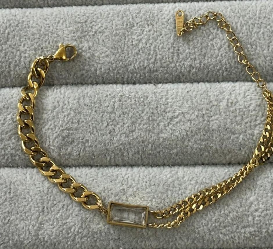 EMERLD CHAIN BRACELET