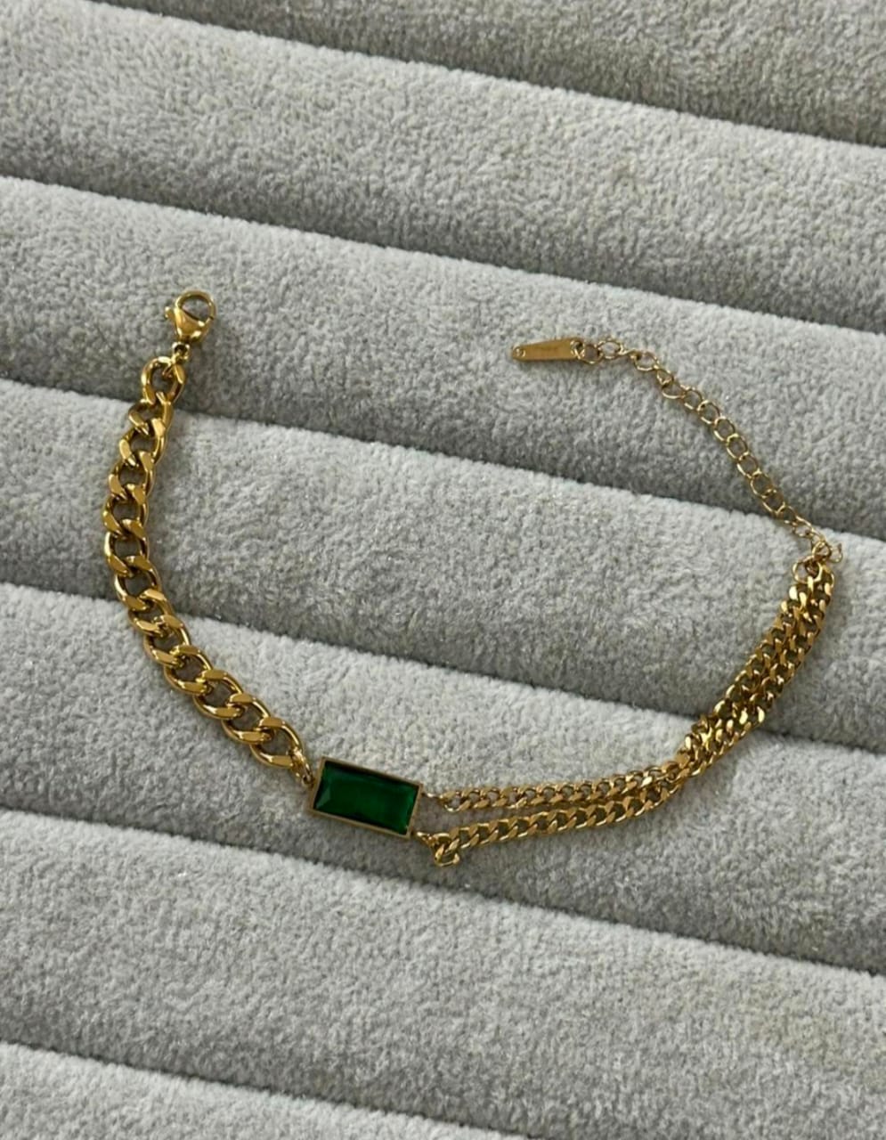 EMERLD CHAIN BRACELET