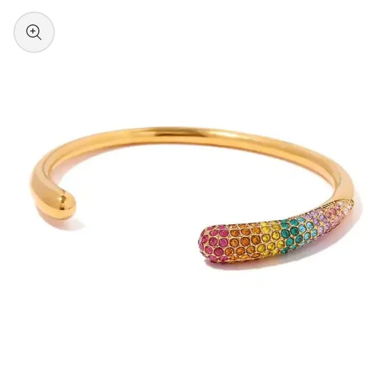 Dipped in gold, kissed by a rainbow