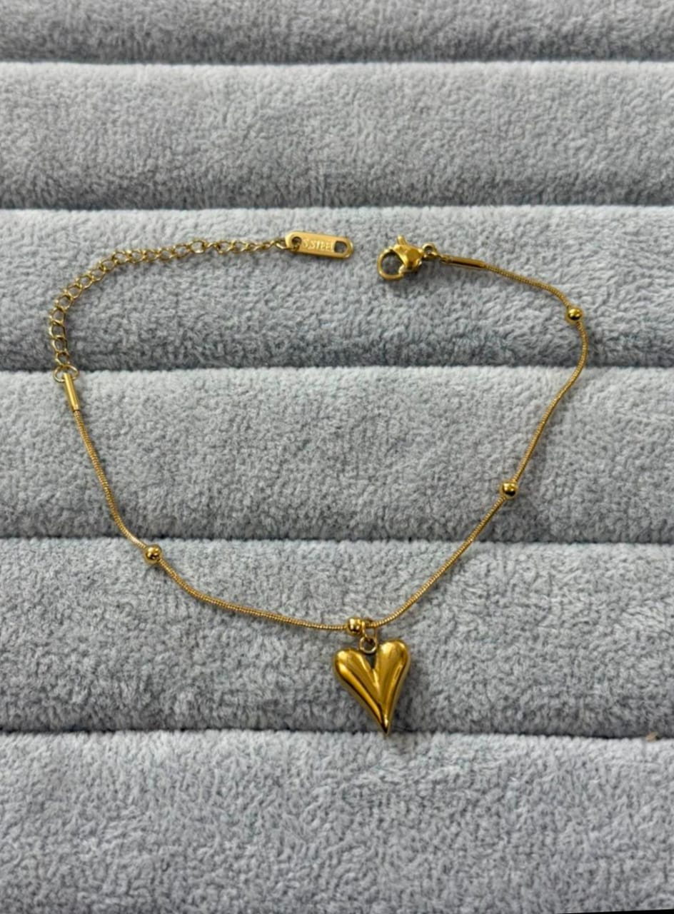HEART ANKLET