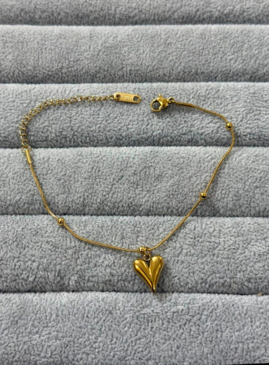 HEART ANKLET