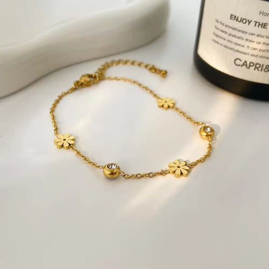 FLORAL ANKLET